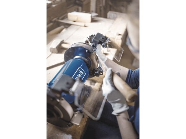 Scheppach SM150LB, svart, blå, grå, 15 cm, 400 W, 230 - 240 V, 50 Hz, 260 mm