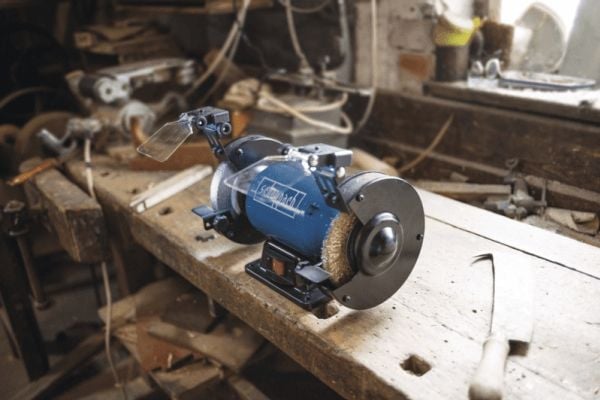 Scheppach SM150LB, svart, blå, grå, 15 cm, 400 W, 230 - 240 V, 50 Hz, 260 mm