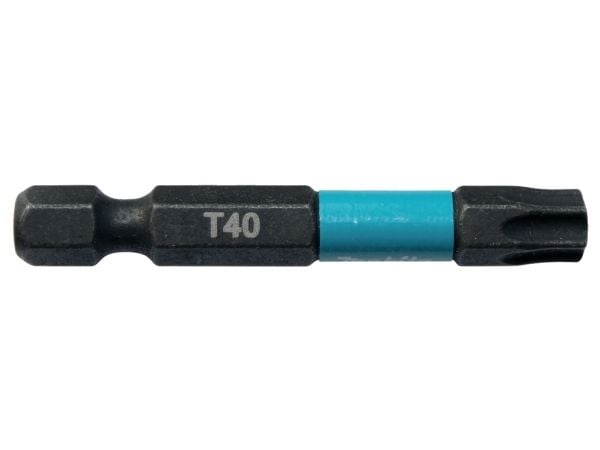 Makita Impact Black - Impact screwdriver bit - 2 deler - torx - T40 - heksagonal - lengde: 50 mm