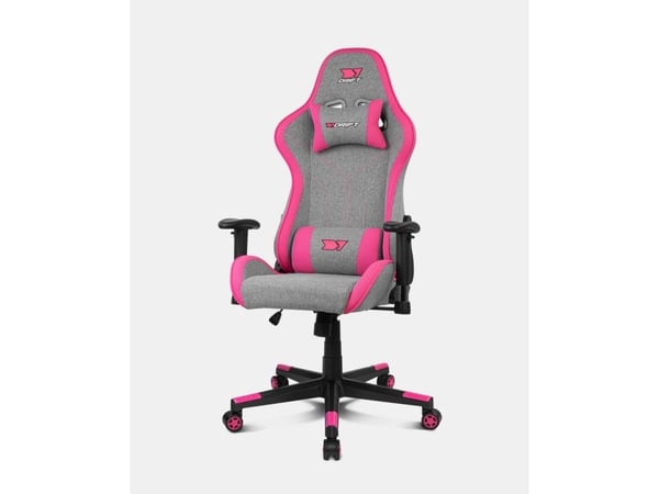 DRIFT DR90 PRO, PC-gamingstol, 150 kg, Polstret Sete, Polstret Rygg, Rosa, Nylon