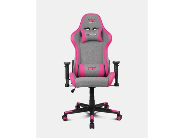DRIFT DR90 PRO, PC-gamingstol, 150 kg, Polstret Sete, Polstret Rygg, Rosa, Nylon