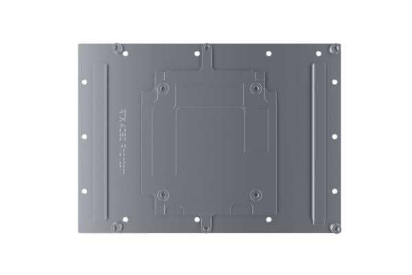 Alphacool 13554, Bakplate, Kopper, Sort, Sølv, Gjennomsiktig, 1/4", 215,5 mm, 145,9 mm