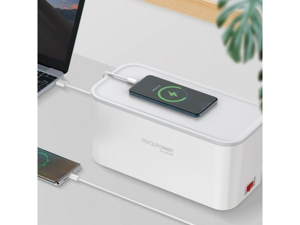 RealPower PowerBox 522 Socket Cube med USB och USB C