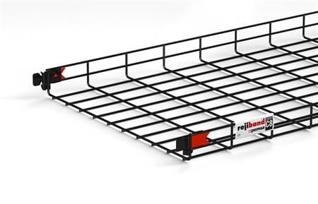 Csslr Plus Mesh tray, korkeus 60 mm, leveys 500 mm, pituus 3000 mm lanka Ø4,5 mm Musta BK8 Sinkki, koottu ilman kiinnikkeitä - (3 metriä) Csslr Plus Mesh tray, korkeus 60 mm, leveys 500 mm, pituus 3000 mm lanka Ø4,5 mm Musta BK8 Sinkki, koottu ilman kiinnikkeitä - (3 metriä)
