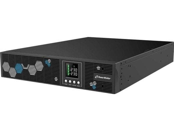 PowerWalker VI 3000 RLP - UPS (kan monteres i rack) - AC 165-290 V - 2700 watt - 3000 VA - enkeltfase - 9 Ah - RS-232, USB - utgangskontakter: 8 - 2U