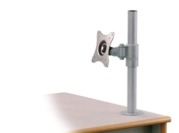 EDBAK SV01 - Monteringssett (skrivebordsmontering) - for LCD-skjerm - pulverbelagt metall - svart - skjermstørrelse: 19"-27" - skrivebordsmonterbar