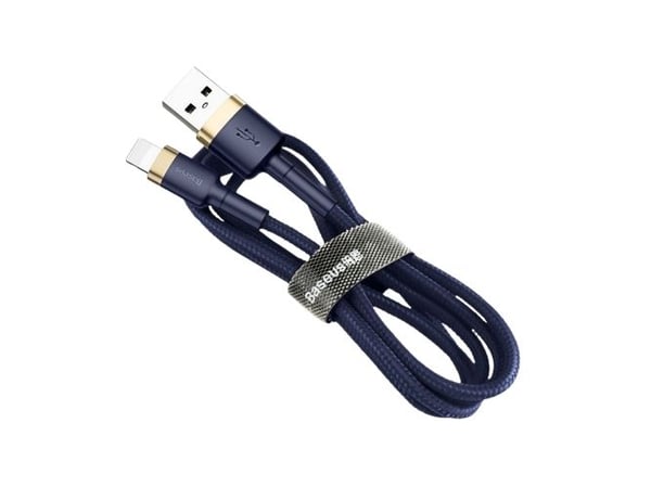 Baseus Cafule, 1 m, Lightning, USB A, Uros, Uros, Sininen, Kulta