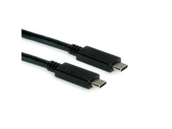 Secomp 11.44.9052, 0,5 m, USB C, USB C, USB 3.2 Gen 2 (3.1 Gen 2), 10 Gbit/sek., Sort