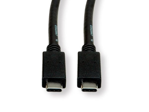 Secomp 11.44.9052, 0,5 m, USB C, USB C, USB 3.2 Gen 2 (3.1 Gen 2), 10 Gbit/sek., Sort