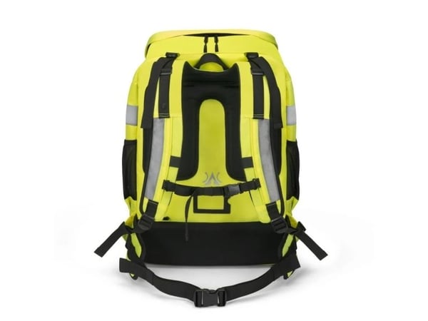 DICOTA Hi-Vis - Ryggsekk - 65 liter - 600D RPET, termoplast-polyuretan (TPU) - gul