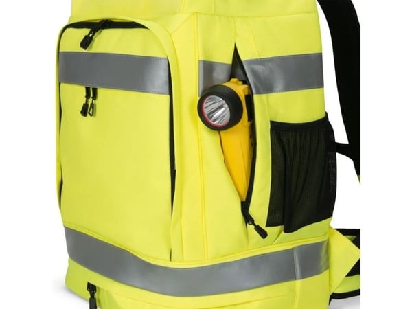 DICOTA Hi-Vis - Ryggsekk - 65 liter - 600D RPET, termoplast-polyuretan (TPU) - gul