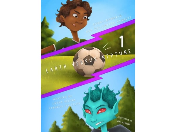Ronni-Romario og fotballplanetene – Jorden mot Neptun | Laura Helena Pimentel da Silva | Språk: Engelsk