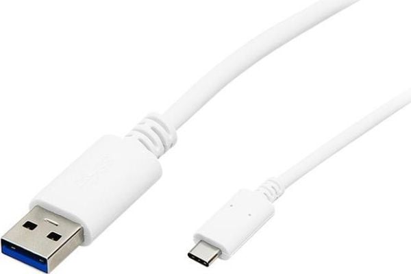 Blow USB-A USB-kaapeli - 1 m valkoinen (66-103#)