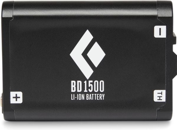 Black Diamond BD 1500 batteri & lader, sett (svart, lader med batteri)