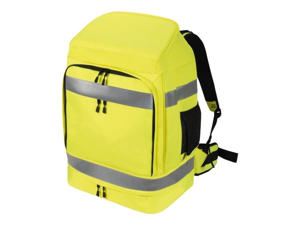 DICOTA Hi-Vis - Ryggsäck - 65 liter - termoplastisk polyuretan (TPU), 600D RPET - gul