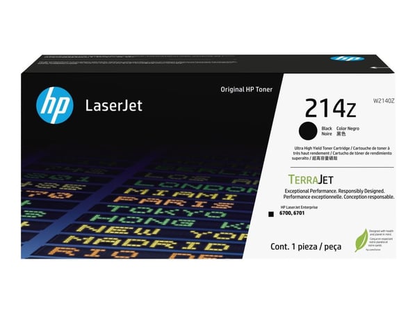 HP 214Z BLK ORIGINAL LASERJET SUPL TONER CRTG
