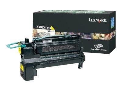 Lexmark - Ekstra høy ytelse - gul - original - tonerpatron LRP - for Lexmark XS796de, XS796dte Lexmark - Ekstra høy ytelse - gul - original - tonerpatron LRP - for Lexmark XS796de, XS796dte