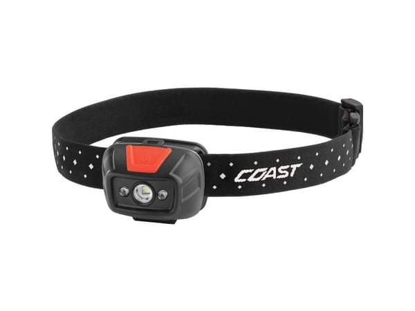COAST FL19 - Hodelykt - LED - 2-modus - hvitt/rødt lys