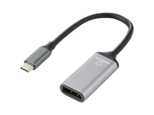 Renkforce RF-5397866, 0,15 m, DisplayPort, USB-C, Hunkjønn, Hankjønn, Rett