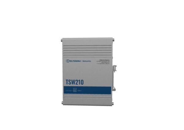 Teltonika TSW210 - Switch - industriell - ikke-styrt - 8 x 10/100/1000 + 2 x SFP - DIN-skinnemonterbar, overflatemonterbar