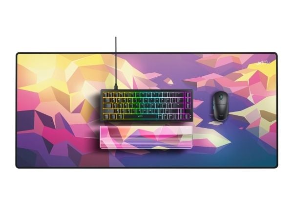 CHERRY XTRFY WR5 - Håndleddsstøtte for tastatur - kompakt - litus pink