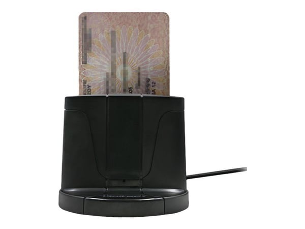 Qoltec SCR-0632 - SMART-kortleser - USB 2.0 - svart