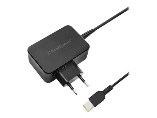 Qoltec - Strømadapter - AC 220-240 V - 45 watt - 1.7 m kabel - svart