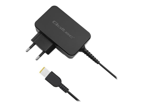 Qoltec - Strømadapter - AC 220-240 V - 45 watt - 1.7 m kabel - svart