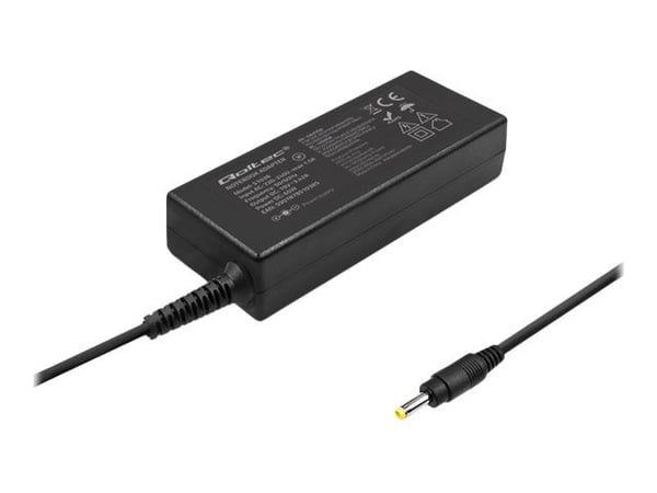 Qoltec Strømforsyning for Huawei 65W | 19V | 3.42A | 4,0*1,7 | + strømledning