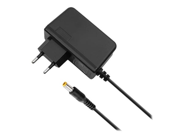 Qoltec - Strømadapter - AC 220-240 V - 19 watt - 1.3 m kabel - svart