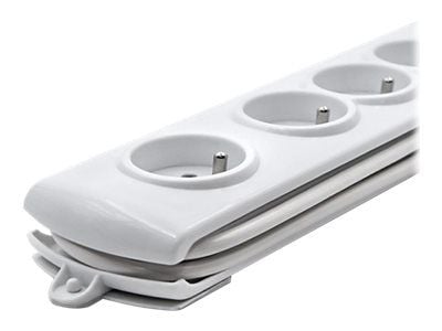 Qoltec 50293, 8 vaihtovirtapistorasiaa, 230 V, 50 Hz, 10 A, 2200 W, 10 A