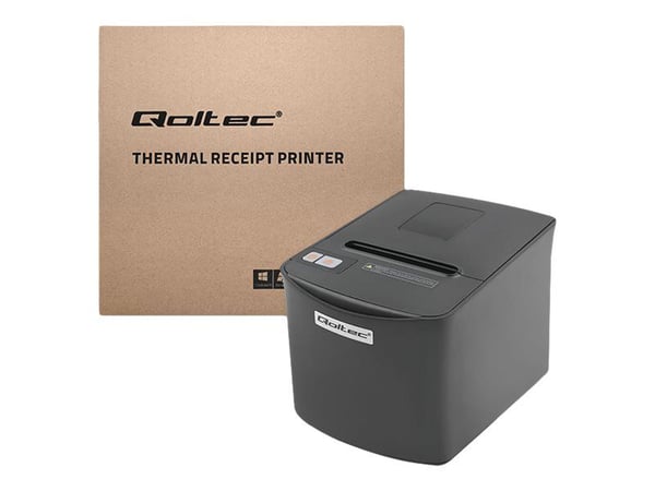 Qoltec kuittitulostin | tosite | lämpökuitti | USB