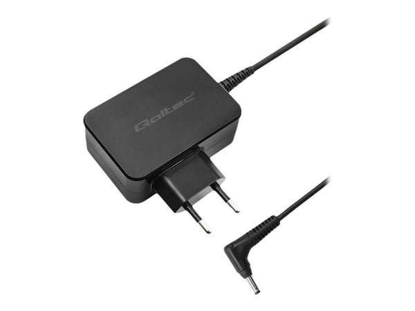 Qoltec - Strømadapter - 20V, 3.25A, 4.0x1.7 plug - AC 220-240 V - 65 watt - svart