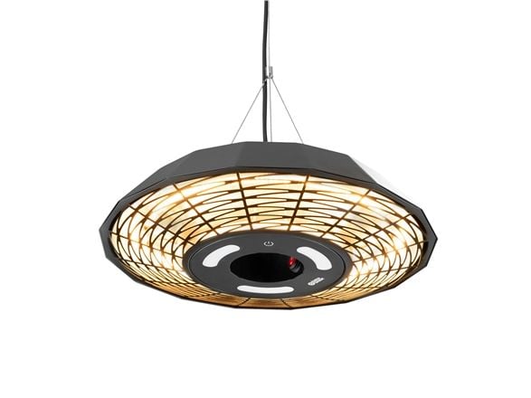 Targus TunaBone TB2068C-01 infraröd utevärmare 2000 W, 1 effektläge, för upp till 20 m², svart, IP45
