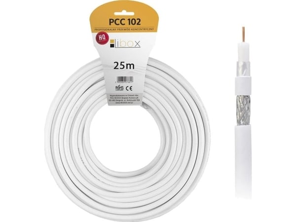 LIBOX-kabel SAT Trishield HD/25m PCC102-25