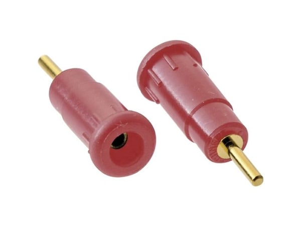 Schnepp BU 2800/RT sikkerhetslaboratorietilkobling tilkobling, innbygging Stift-diameter: 2 mm rød (1 stk)