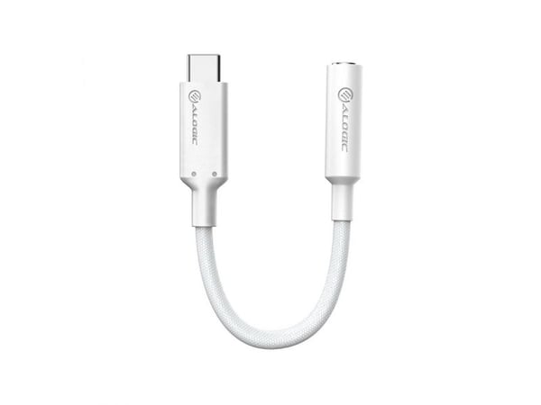 ALOGIC ELPC35A-WH, USB C, 3.5mm, 0,1 m, Valkoinen