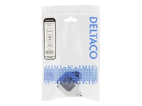 Deltaco MD-122, Pölysuoja, Muovi, Harmaa, 22 mm, 60 mm, 62 mm