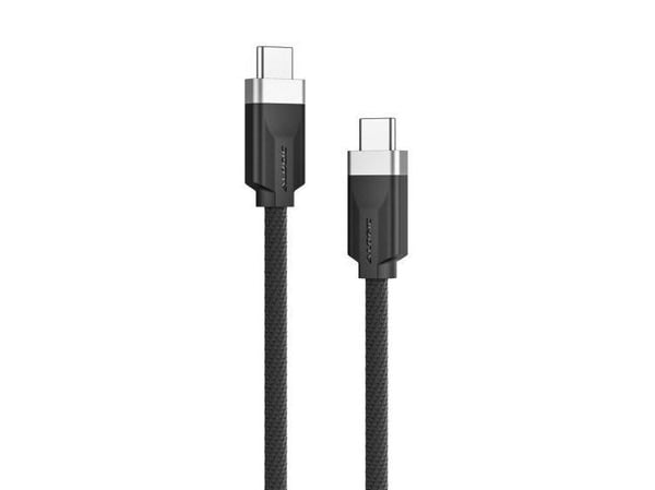 ALOGIC FUSCC1-SGR, 1 m, USB C, USB C, USB 3.2 Gen 2 (3.1 Gen 2), 10000 Mbit/s, Musta, Harmaa