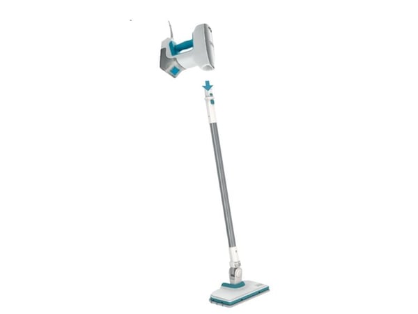Black & Decker BHSM15FX08-QS, Bärbar ångtvätt, 0,5 l, Vit, 6 m, 1500 W, 30 s