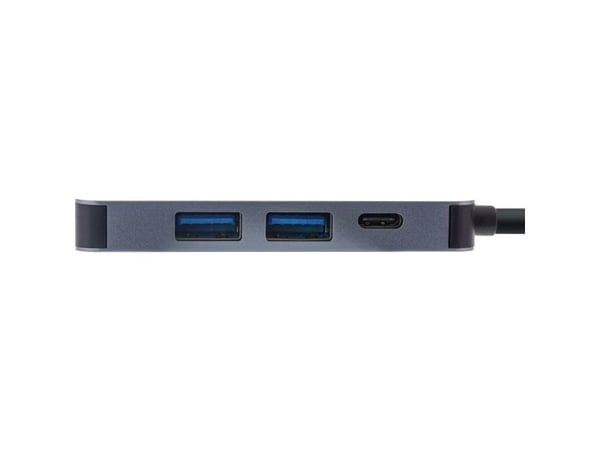 InLine 33271H, USB 3.2 Gen 1 (3.1 Gen 1) Type-C, HDMI, USB 3.2 Gen 1 (3.1 Gen 1) Type-A, USB Type-C, 5000 Mbit/s, 60 Hz, 3840 x 2160 pikseliä, Harmaa