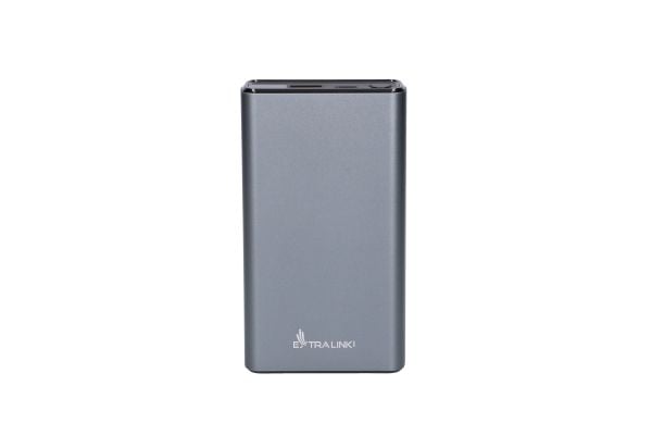 Extralink EX.19539, 20000 mAh, Lithium-Ion (Li-Ion), 3,7 V, 45 W, Grå, Lysegrå