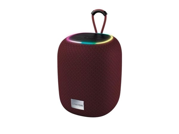 Canyon BSP-8 - Høyttaler - for bærbar bruk - trådløs - Bluetooth - USB - 10 watt - burgunder
