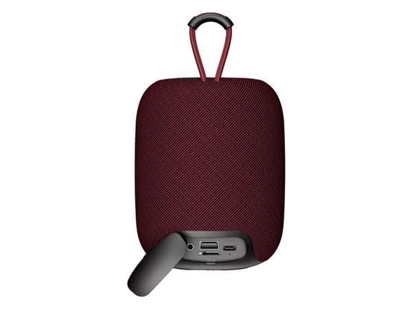 Canyon BSP-8 - Høyttaler - for bærbar bruk - trådløs - Bluetooth - USB - 10 watt - burgunder