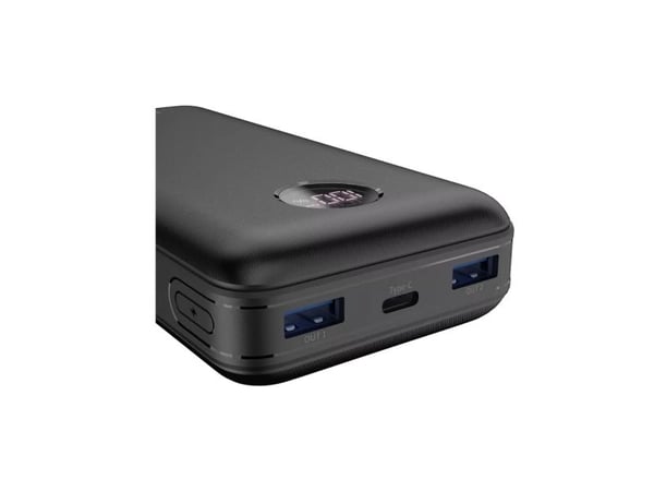 Canyon PB-2002, 20000 mAh, Quick Charge 3.0, Musta