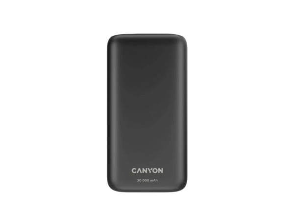 Canyon PB-301, 30000 mAh, Power Delivery, Quick Charge 3.0, Musta
