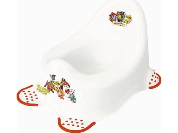 keeeper barnepotte adam "Paw Patrol", hvit med trykk med gummierte føtter, materiale: PP, 1 stk (1867010013700)