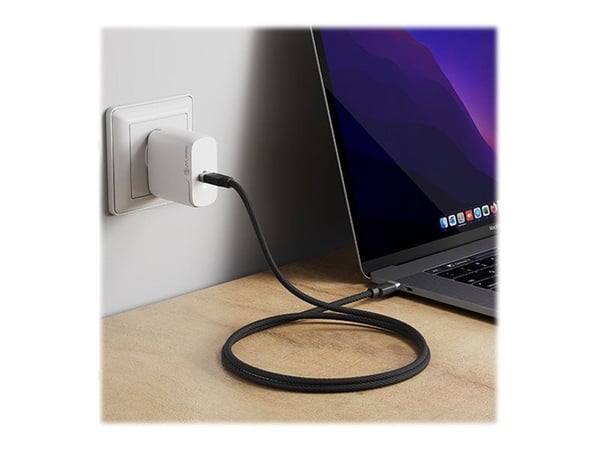 ALOGIC FUSCC1-SGR, 1 m, USB C, USB C, USB 3.2 Gen 2 (3.1 Gen 2), 10000 Mbit/s, Musta, Harmaa