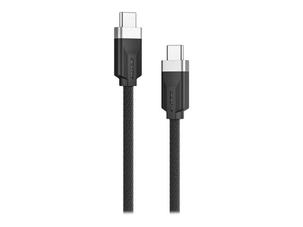 ALOGIC FUSCC1-SGR, 1 m, USB C, USB C, USB 3.2 Gen 2 (3.1 Gen 2), 10000 Mbit/s, Musta, Harmaa
