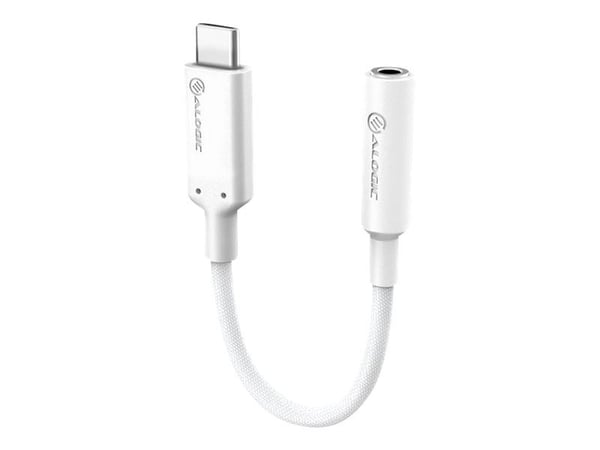 ALOGIC ELPC35A-WH, USB C, 3.5mm, 0,1 m, Valkoinen